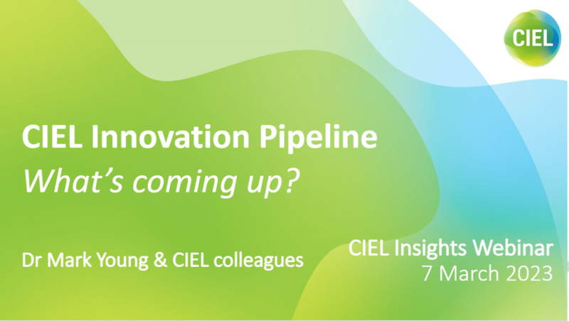 The CIEL Innovation Pipeline 